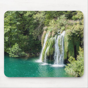Alfombrilla De Ratón Cascadas en el Parque Nacional Plitvice - Croacia