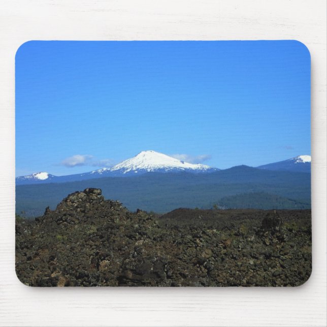 Alfombrilla De Ratón Cascades y rocas de lava, Oregón (Frente)