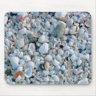 Alfombrilla De Ratón Cáscaras, playa de fuerte Myers, la Florida