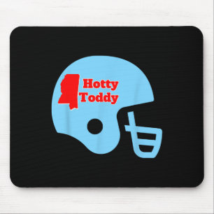 Alfombrilla De Ratón Casco de fútbol Hotty Toddy con esquema de Miss St