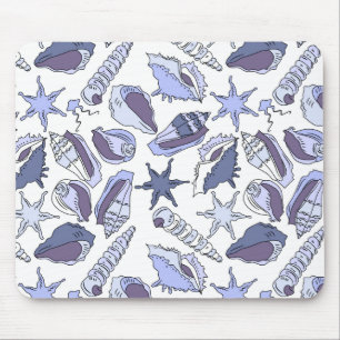 Alfombrilla De Ratón Cascos marinos Lavendar