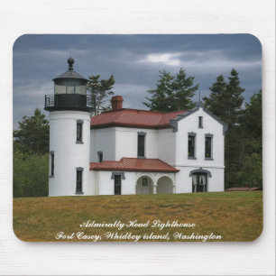 Alfombrilla De Ratón Casey LightFort Casey, Isla Whidbey...