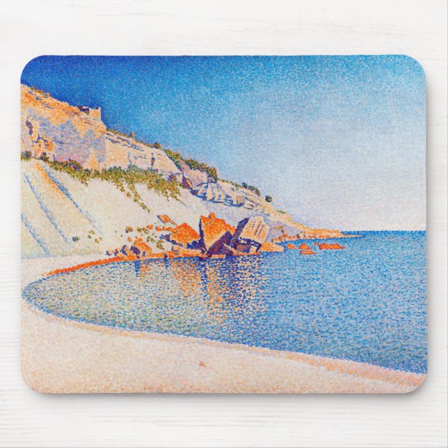 Alfombrilla De Ratón Cassis, Cap Lombard, Opus 196, Signac (Frente)