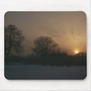 Alfombrilla De Ratón Castillo Charlottenhof, puesta del sol