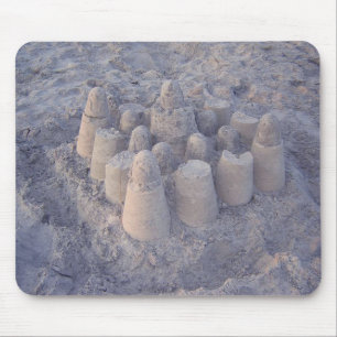 Alfombrilla De Ratón castillo de arena de ensueño