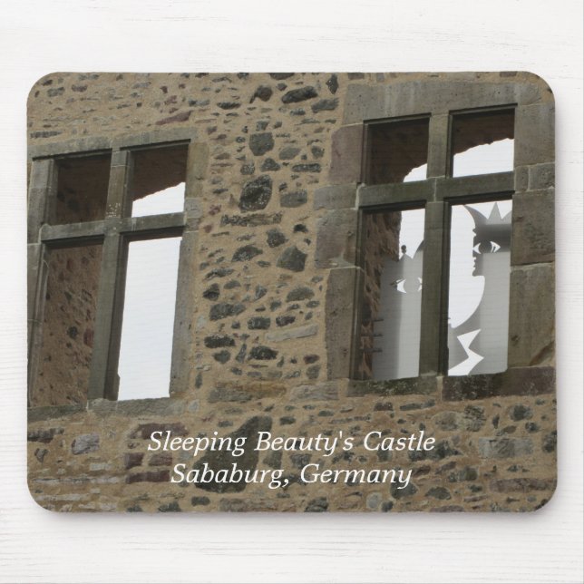 Alfombrilla De Ratón Castillo de Bella Dormitoria - Sababurg Alemania (Frente)
