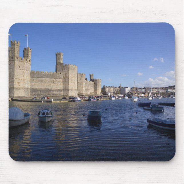 Alfombrilla De Ratón Castillo de Caernarfon, Gwynedd, Gales 2 (Frente)