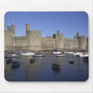 Alfombrilla De Ratón Castillo de Caernarfon, Gwynedd, Gales (RF)