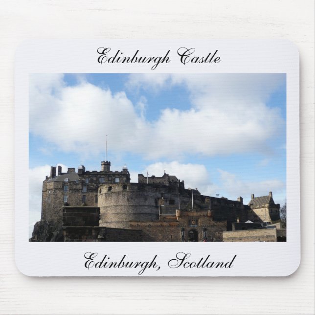Alfombrilla De Ratón Castillo de Edimburgo en Escocia (Frente)