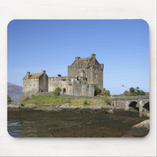 Alfombrilla De Ratón Castillo de Eilean Donan, Escocia. El famoso Eilea