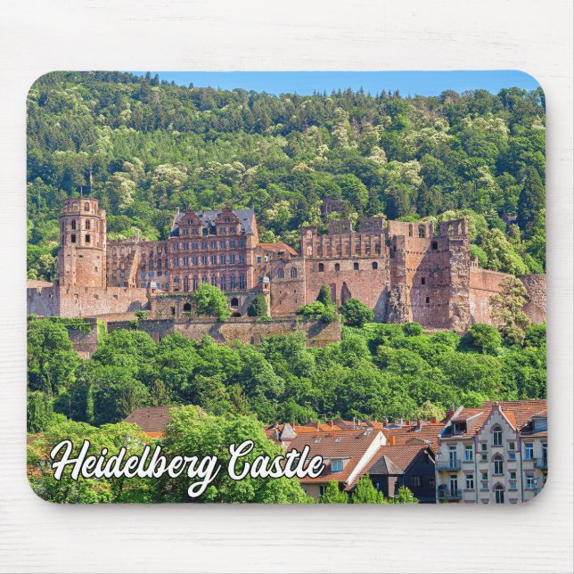 Alfombrilla De Ratón Castillo de Heidelberg, Alemania (Frente)
