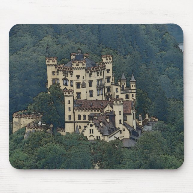 Alfombrilla De Ratón Castillo de Hohenschwangau (Frente)