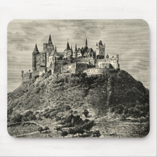 Alfombrilla De Ratón Castillo de Hohenzollern en Stuttgart, Alemania