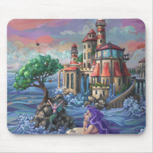 Alfombrilla De Ratón Castillo de Mermaid