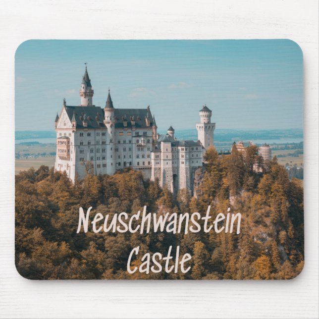 Alfombrilla De Ratón Castillo de Neuschwanstein Alemania (Frente)