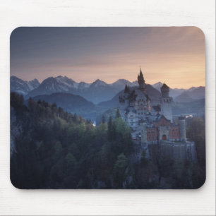 Alfombrilla De Ratón Castillo de Neuschwanstein, construido a finales d
