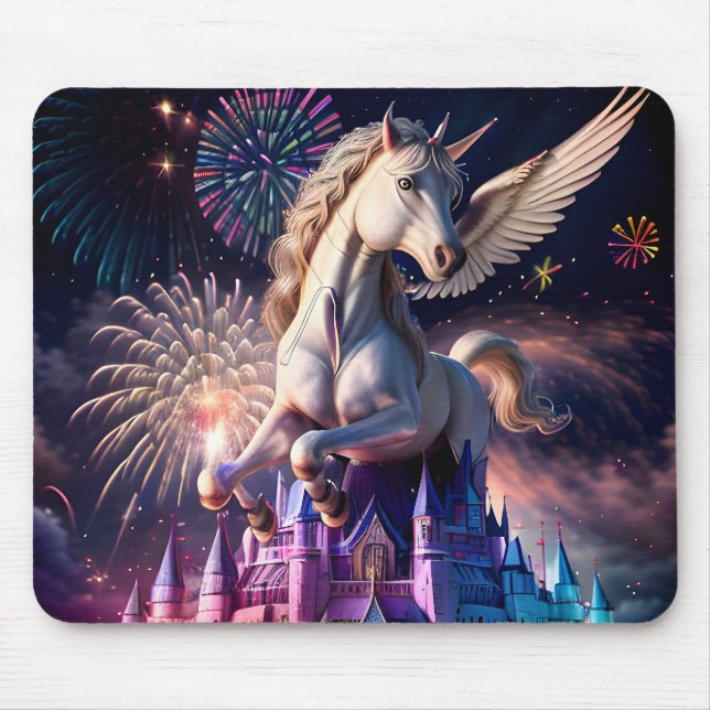 Alfombrilla De Ratón Castillo de Pegasus Uno (Frente)