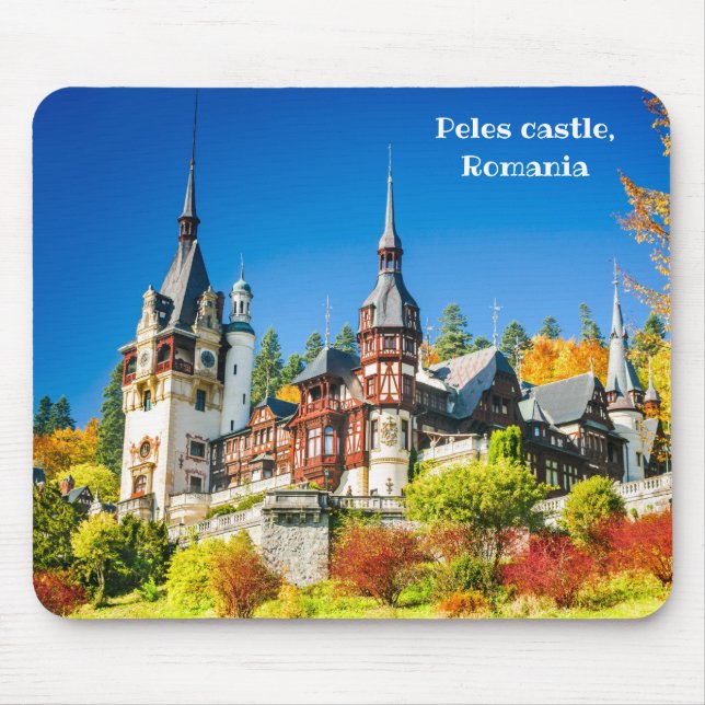 Alfombrilla De Ratón Castillo de Peles Sinaia (Frente)