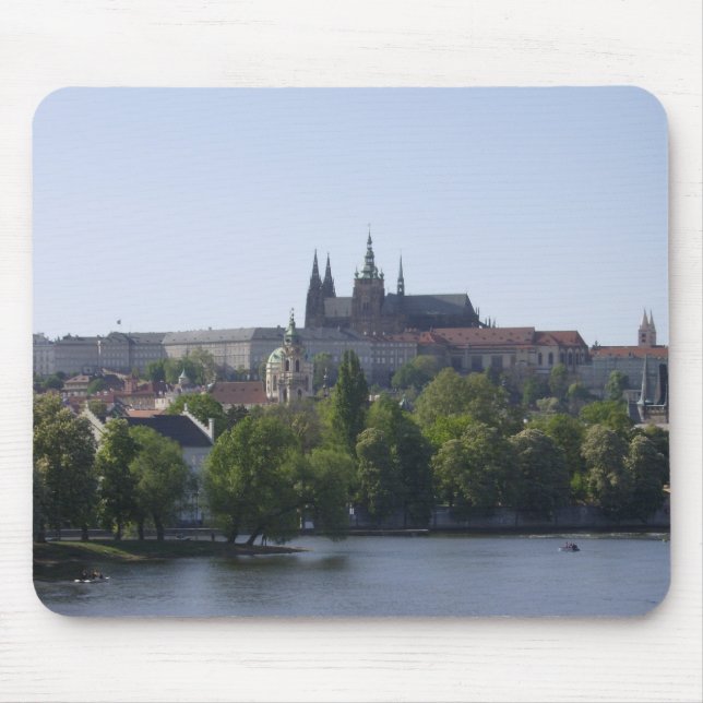 Alfombrilla De Ratón Castillo de Praga Mousepad (Frente)