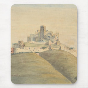 Alfombrilla De Ratón Castillo de Trencin en el oeste de Eslovaquia