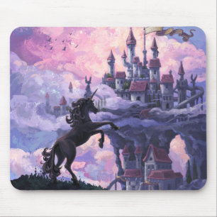 Alfombrilla De Ratón Castillo de Unicornio