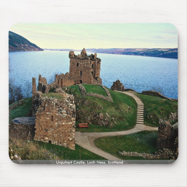 Alfombrilla De Ratón Castillo de Urquhart, Loch Ness, Escocia (Frente)