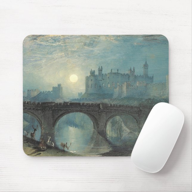 Alfombrilla De Ratón Castillo de William Turner Alnwick (Con ratón)
