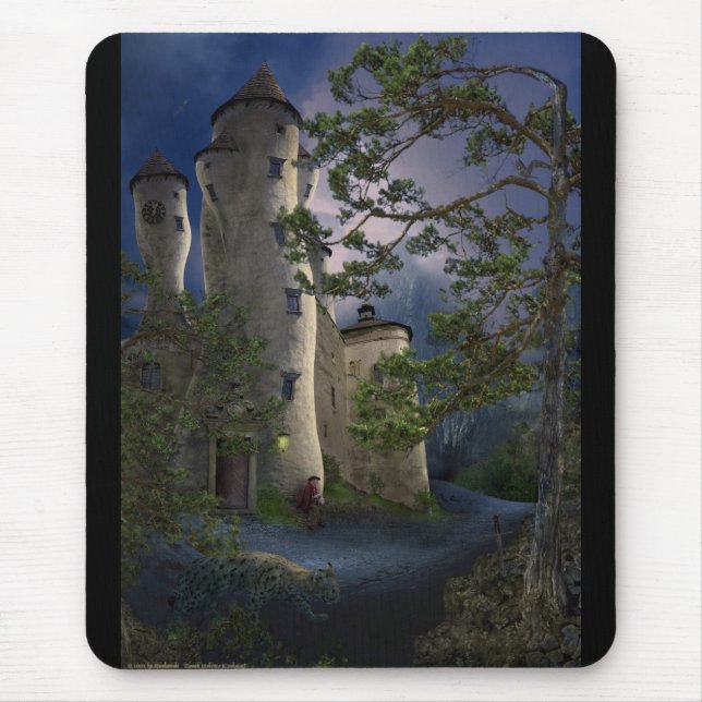 Alfombrilla De Ratón Castillo - esperando - de Mousepad insano (Frente)