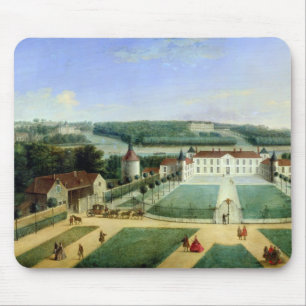 Alfombrilla De Ratón Castillo francés de Charles Guillaume Le Normant