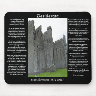 Alfombrilla De Ratón Castillo inglés viejo Mousepad de los DESIDERÁTUMS