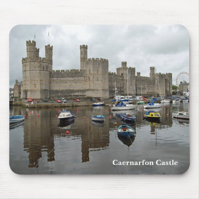 Alfombrilla De Ratón Castillo Mousepad de Caernarfon (Frente)