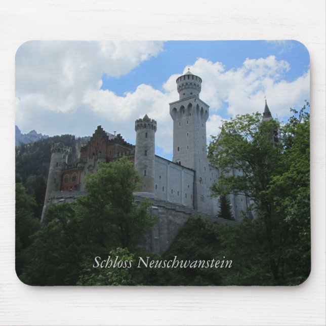 Alfombrilla De Ratón Castillo Neuschwanstein - Alemania (Frente)