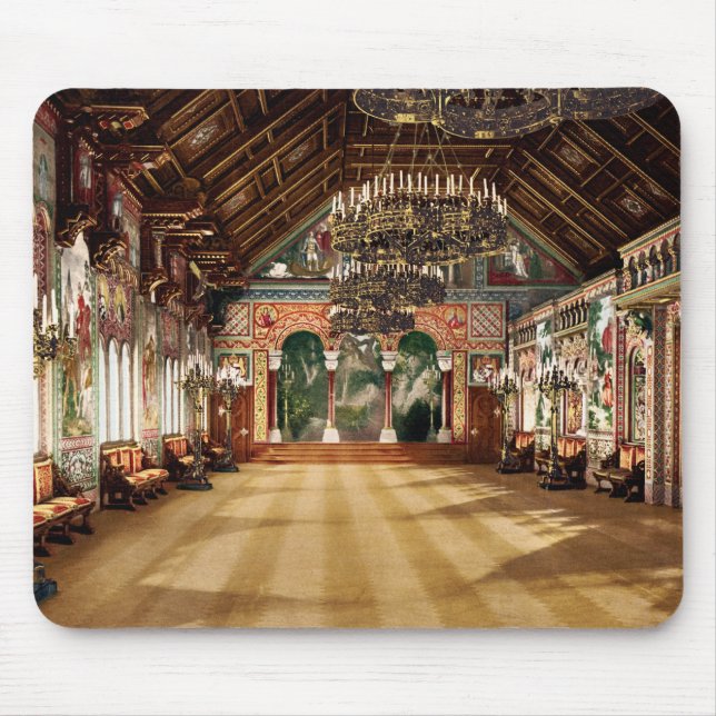 Alfombrilla De Ratón Castillo Neuschwanstein Upper Bavaria Alemania (Frente)