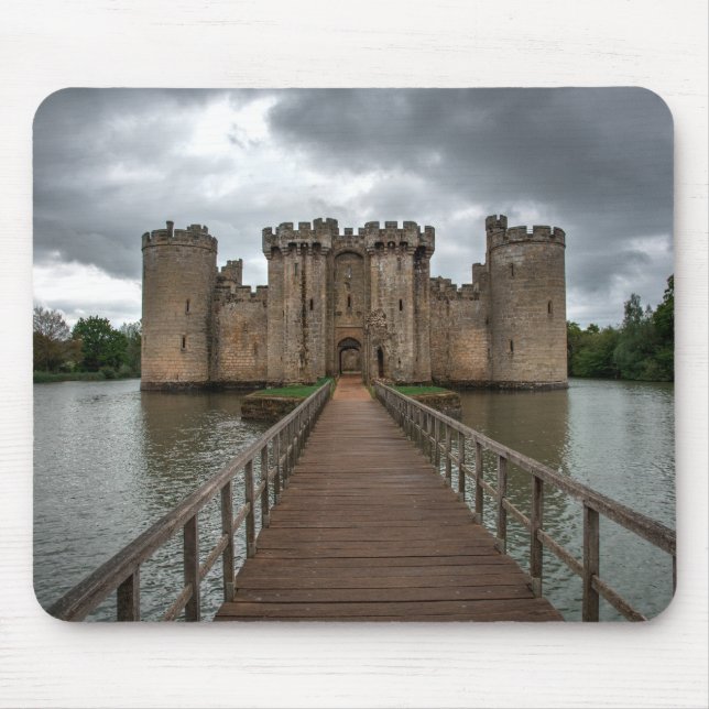 Alfombrilla De Ratón Castillos Históricos Inglés Castillo Bodiam Sussex (Frente)