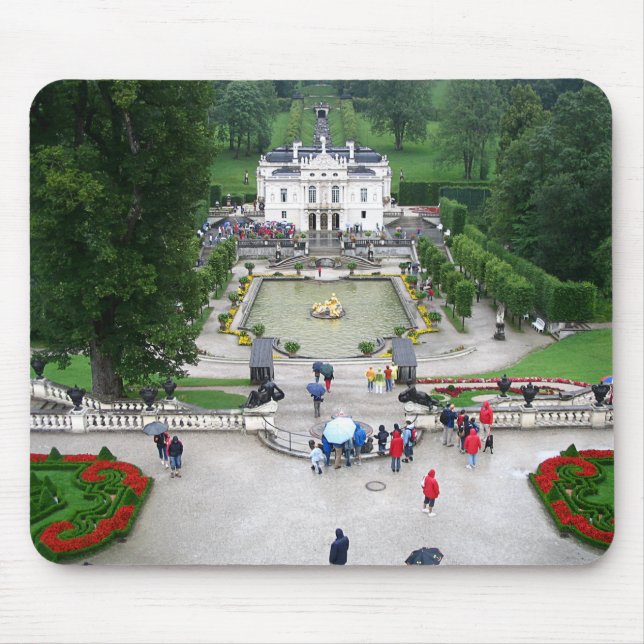 Alfombrilla De Ratón Castle Park Linderhof en Bavaria, Alemania (Frente)