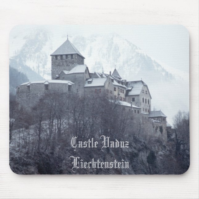 Alfombrilla De Ratón Castle Vaduz Liechtenstein (Frente)