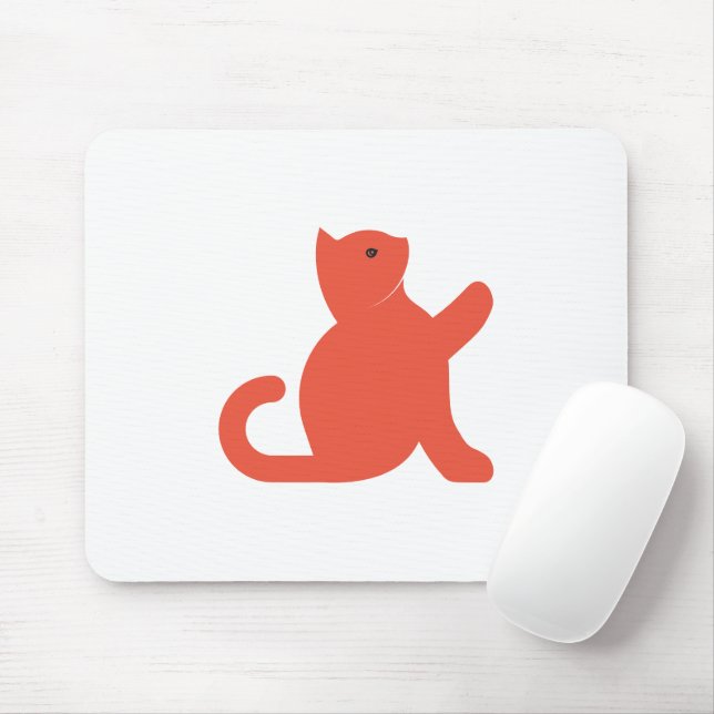 Alfombrilla De Ratón Cat Dice Hola (Con ratón)