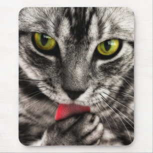 Alfombrilla De Ratón Cat Lick