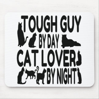 Alfombrilla De Ratón Cat Lover Tough Guy