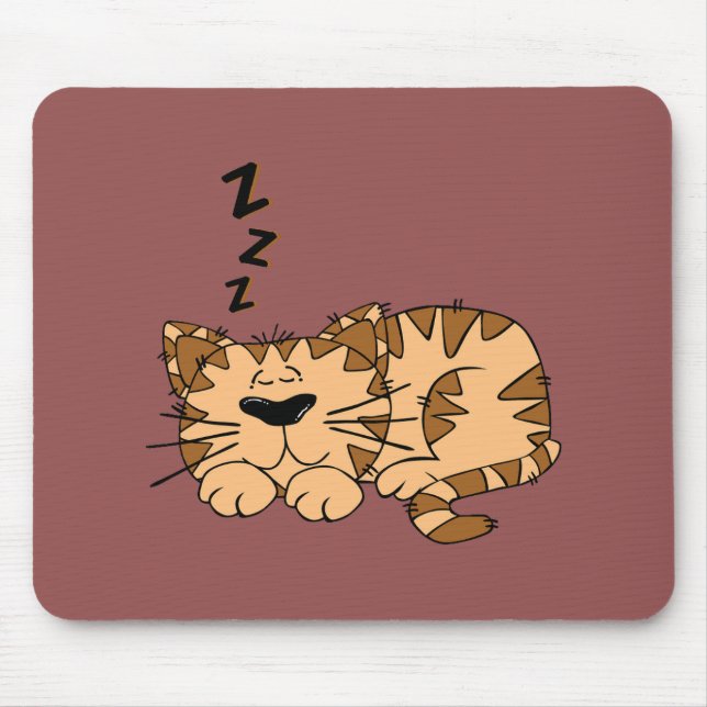 Alfombrilla De Ratón Cat Nap Kitty Mousepad (Frente)