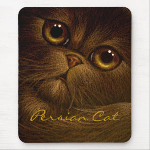 Alfombrilla De Ratón CAT PERSA Mousepad del CHOCOLATE