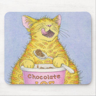 Alfombrilla De Ratón CAT que come el helado