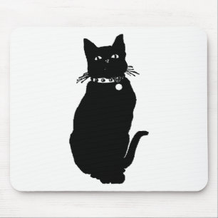 Alfombrilla De Ratón Cat Silhouette