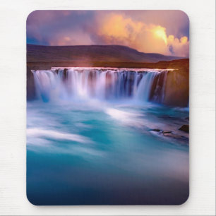 Alfombrilla De Ratón Catarata Goðafoss Islandia