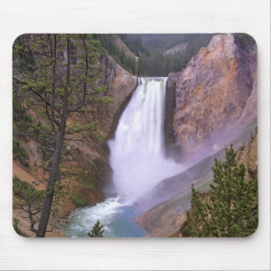 Alfombrilla De Ratón Catarata inferior del Yellowstone, Gran Cañón de