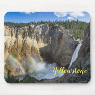 Alfombrilla De Ratón Cataratas de la almohadilla del ratón-yellowstone