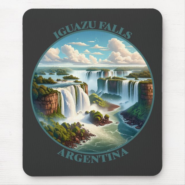 Alfombrilla De Ratón Cataratas del Iguazú Argentina (Frente)