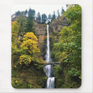 Alfombrilla De Ratón Cataratas Multnomah, desfiladero del río Columbia,