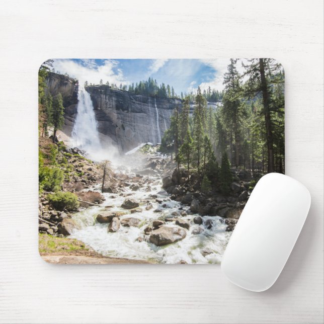 Alfombrilla De Ratón Cataratas | Nevada Fall, Yosemite, CA (Con ratón)