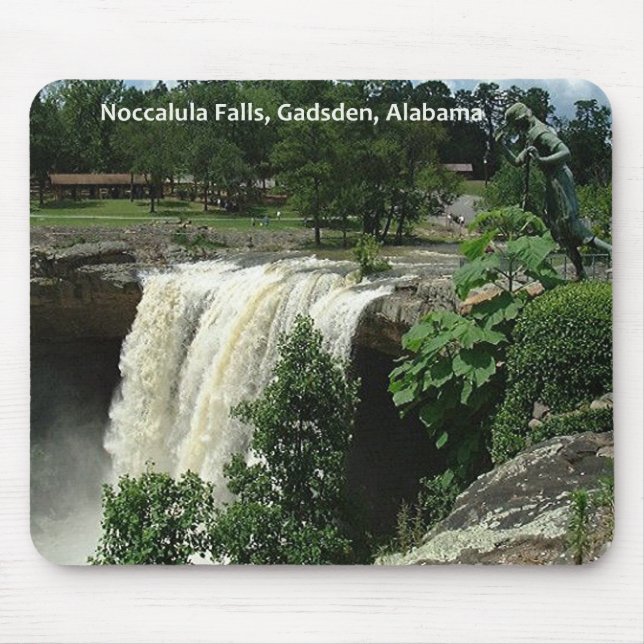 Alfombrilla De Ratón Cataratas Noccalula, Gadsden, Alabama (Frente)
